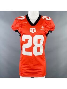 NO BRAND Size S Red Black Polyester Athletic Jersey T-shirt